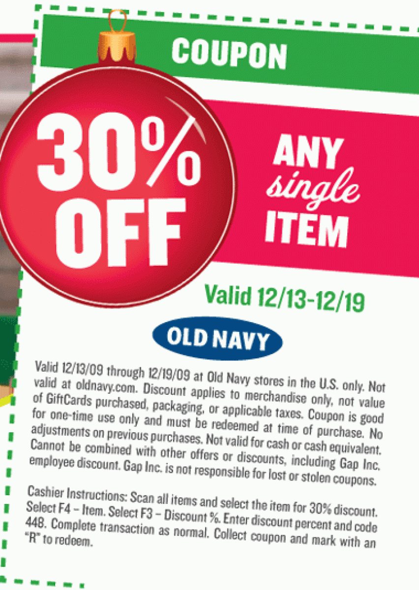 MoJo Savings Old Navy 30 Off Printable Coupon