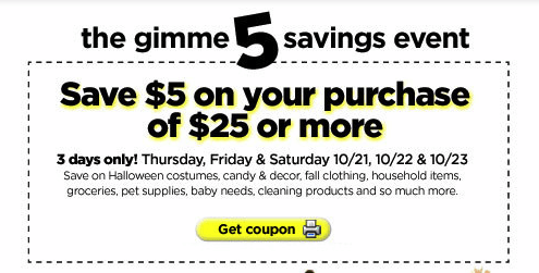 Dollar General $5 off $25 Printable Coupon Dollar General $5 off $25 Printable Coupon