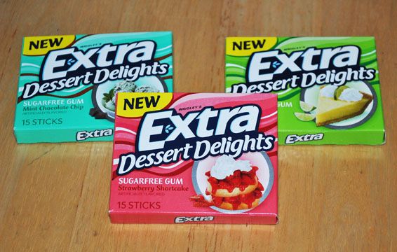 Free Pack Or Extra Dessert Delights Gum