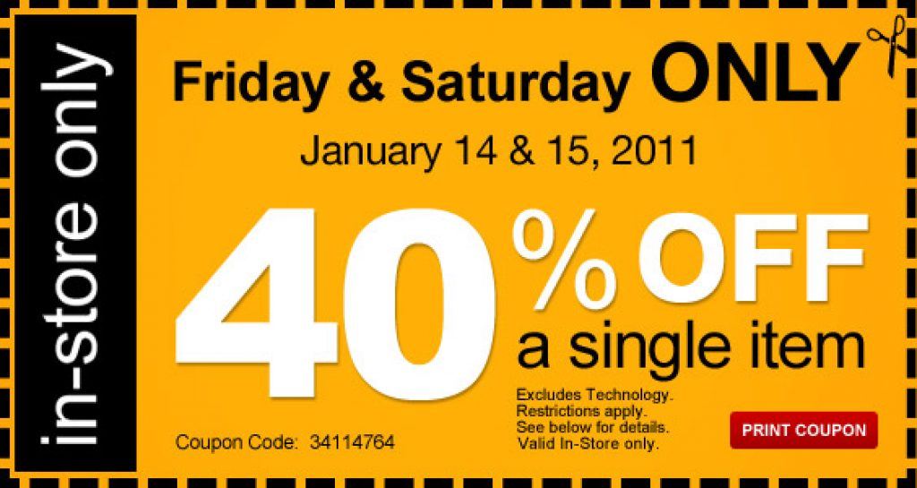 Office Depot 40 off Printable Coupon