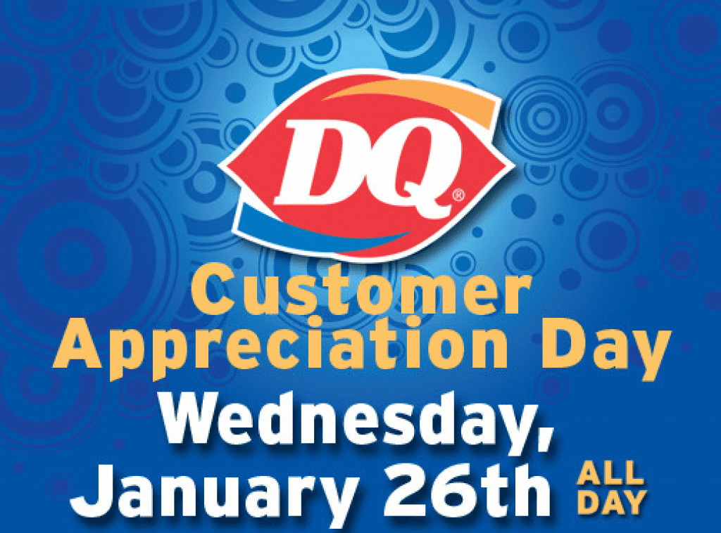 Dairy Queen 50 off Everything For Customer Appreciation Day