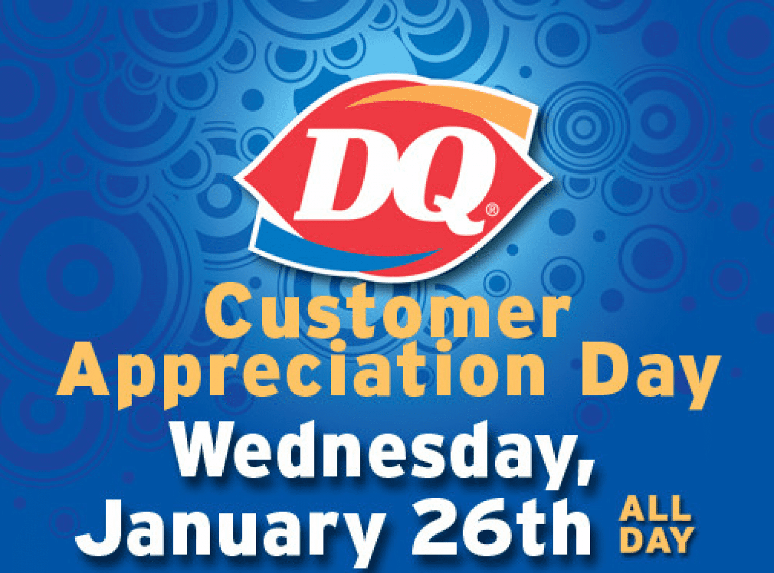 Dairy Queen 50 off Everything For Customer Appreciation Day