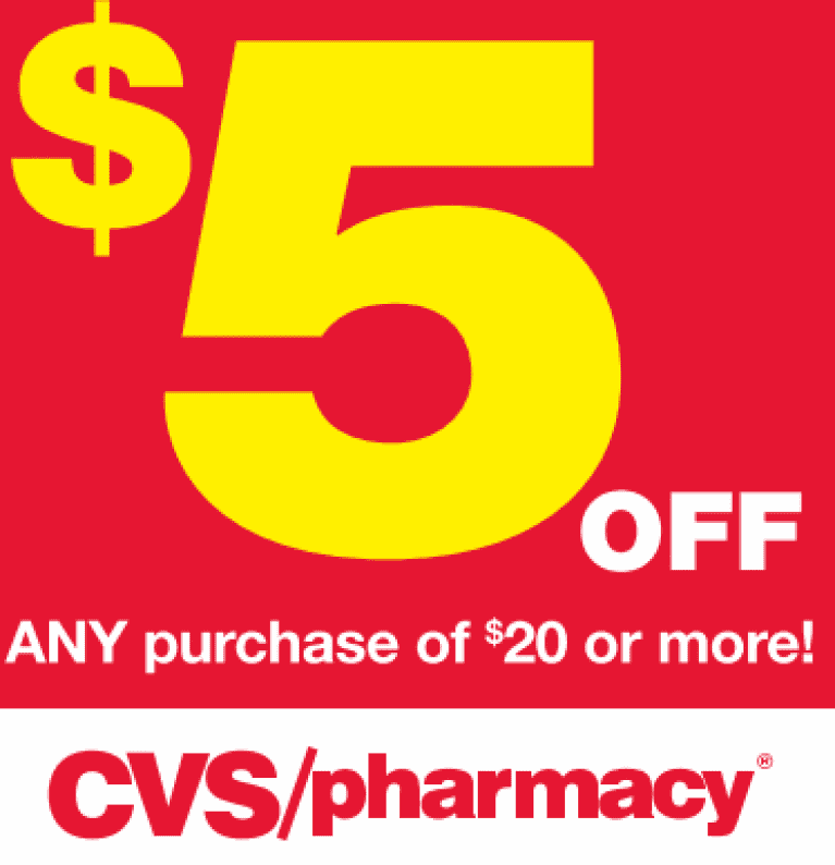 HOT 5 off 20 CVS Coupon!