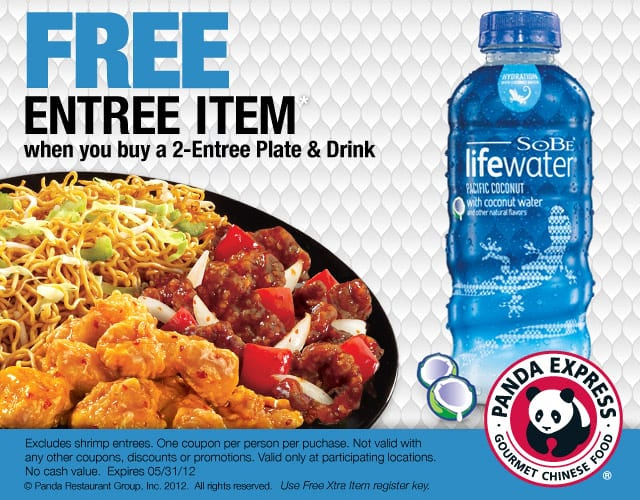 Panda Express Coupon Free Entree With Purchase