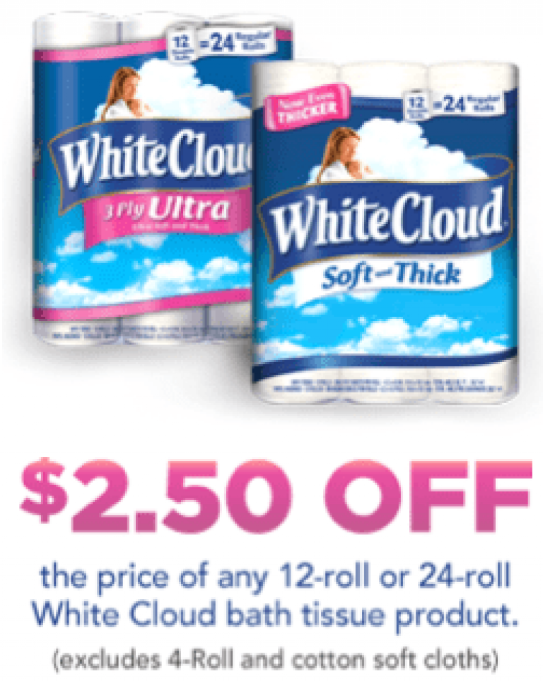White Cloud Toilet Paper 2.50 off Coupon Still Available!!!