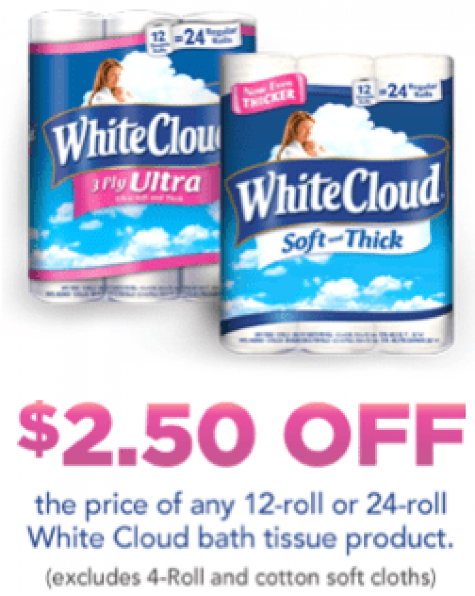 White Cloud Toilet Paper 2.50 off Coupon Still Available!!!