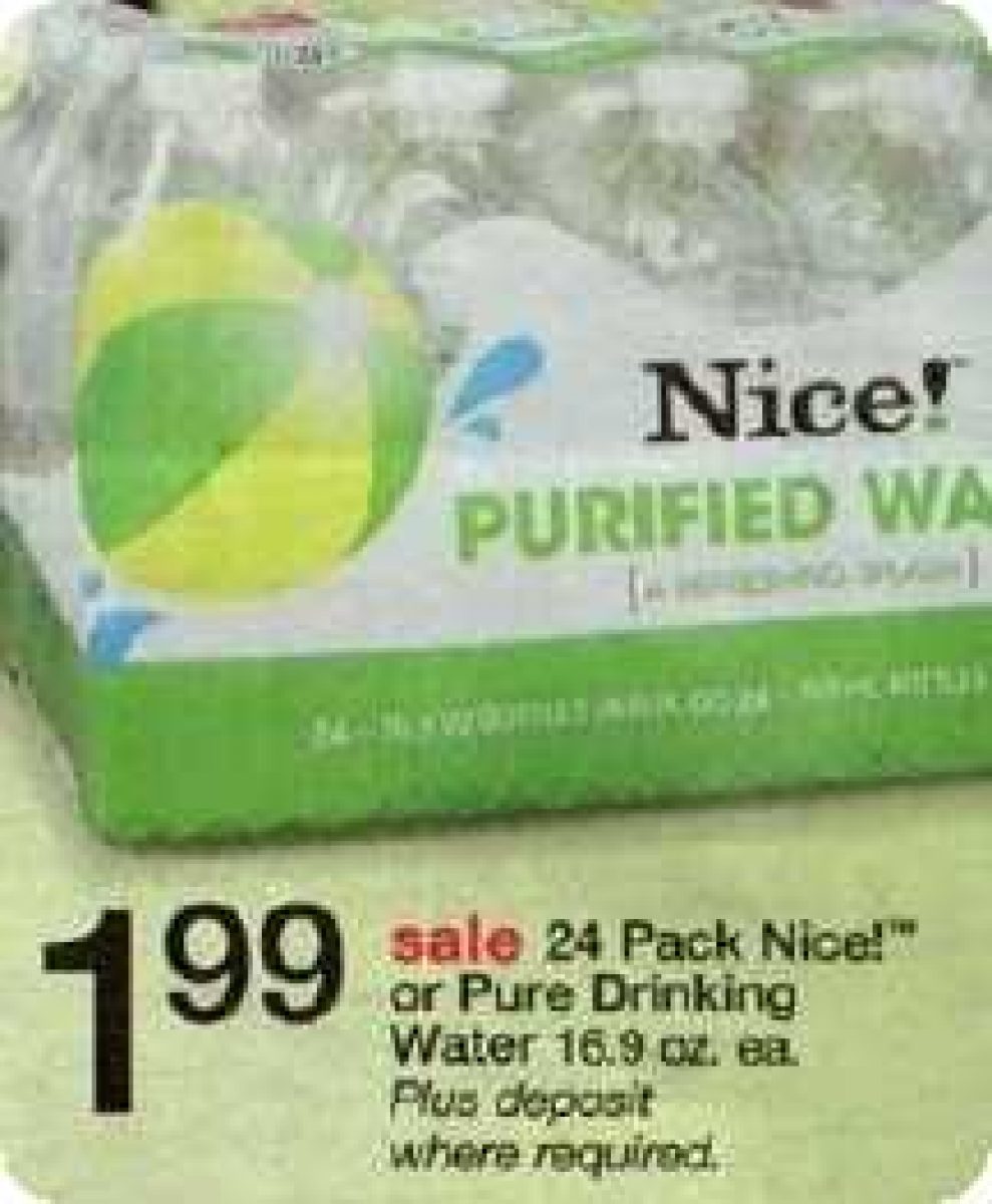 Case of Bottled Water Just 1.99 at Walgreens!