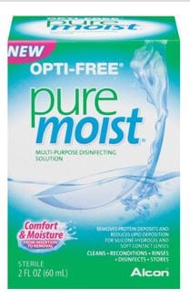 Free Alcon Opti-Free Pure Moist Contact Solution (after cash back)!!
