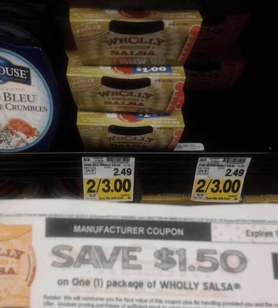 Free Wholly Guacamole Salsa at Kroger!