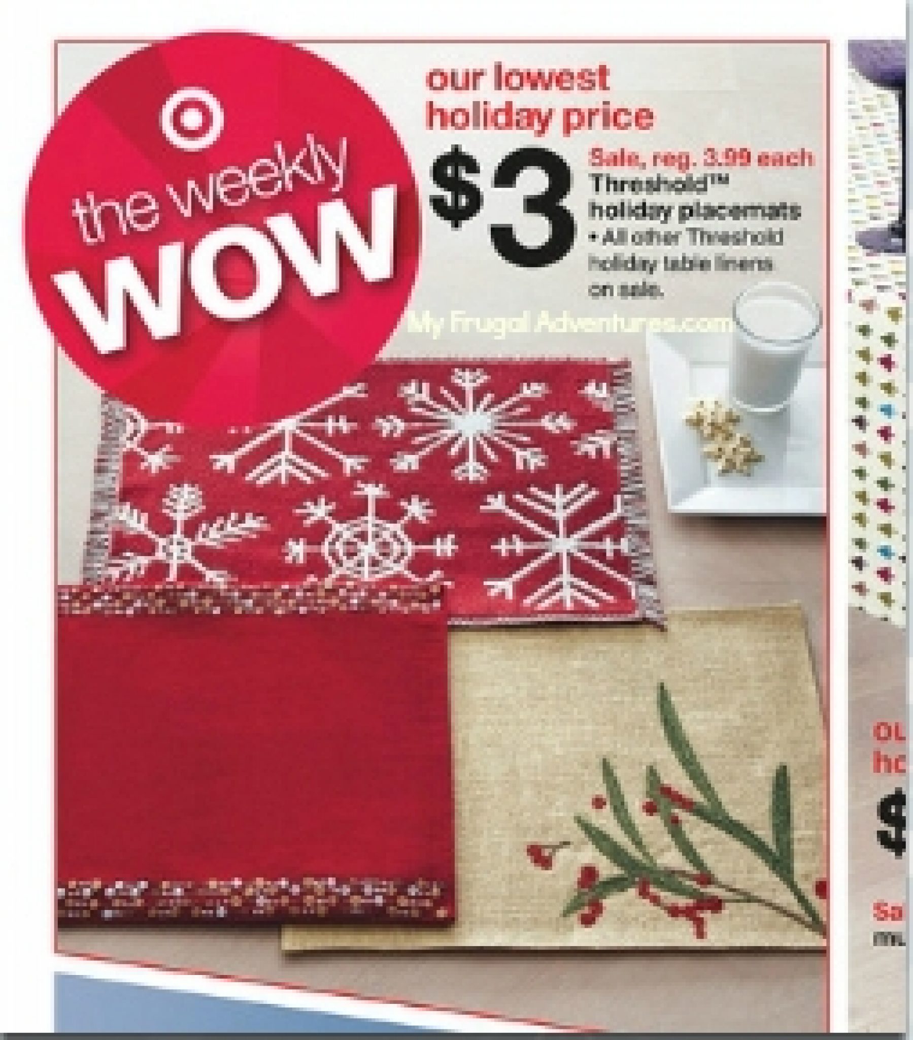 Free Threshold Placemats at Target