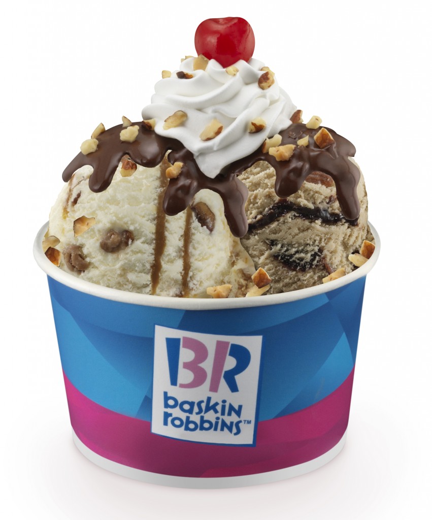 Baskin Robbins BOGO Free 2 Scoop Sundaes!
