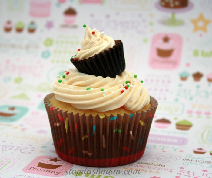 French Vanilla Cupcake With Peanut Butter Whipped Frosting Recipe