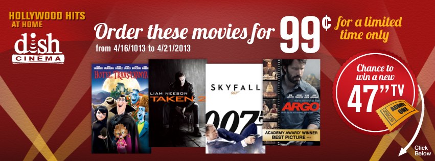 Dish Network $.99 Dish Cinema Movies for a Limited Time! - Mojosavings.com