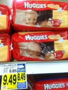 Huggies Snug & Dry Diapers only $2.99 per pack at Kroger!