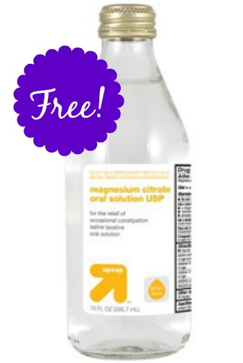 FREE Up & Up Magnesium Citrate Oral Laxative at Target!