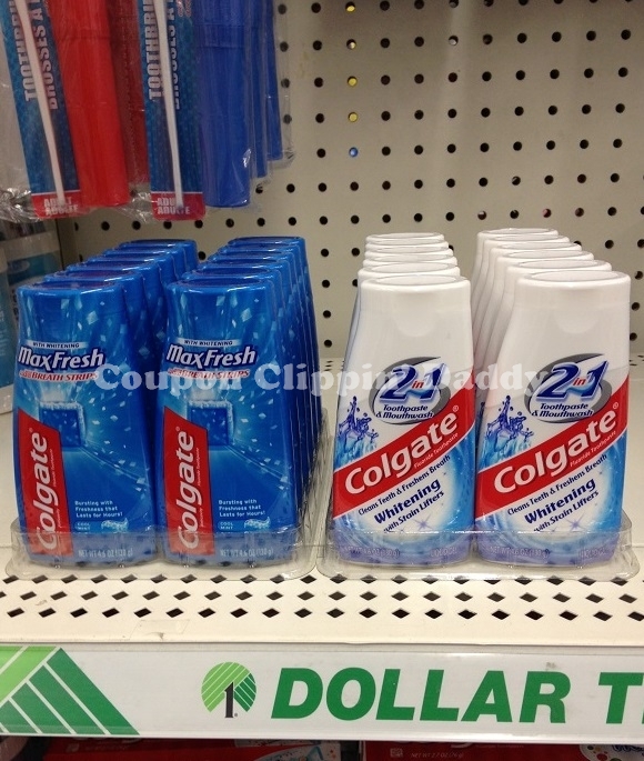 Colgate Toothpaste only 25¢ at Dollar Tree