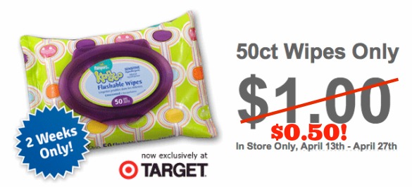 Kandoo 50ct. Wipes Only $0.50 at Target! – Mojosavings.com