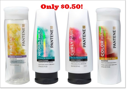 Pantene Shampoo and Conditioner Only $0.50 at Rite Aid!