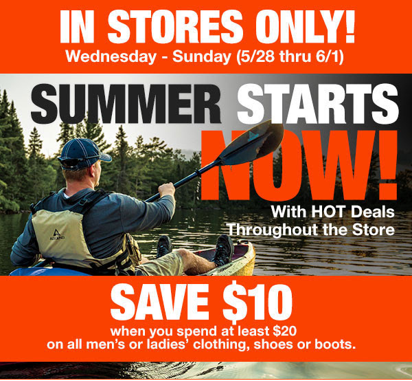 Bass Pro Shops: $10 Off a $20 Purchase Coupon! – Mojosavings.com
