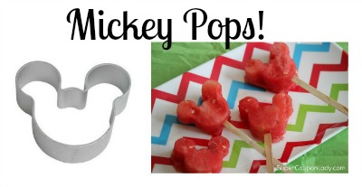 Watermelon Mickey Pops!