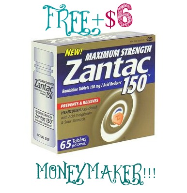 FREE + $6 Moneymaker on Zantac at CVS!!!