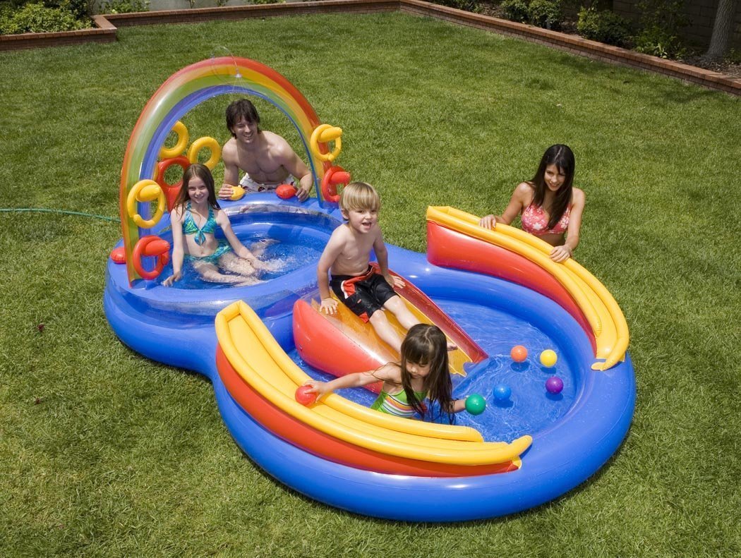 Intex Rainbow Ring Pool Play Center Only 41.80 + FREE Shipping