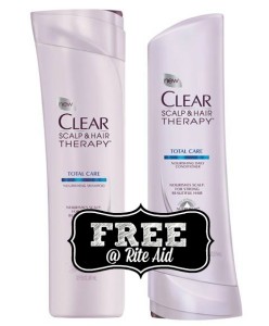 FREE + $2 Moneymaker on Clear Shampoo or Conditioner at Rite Aid!