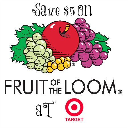 HOT! $5 off Fruit of the Loom Target Coupon!