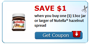 New $1 Off Nutella Coupon!