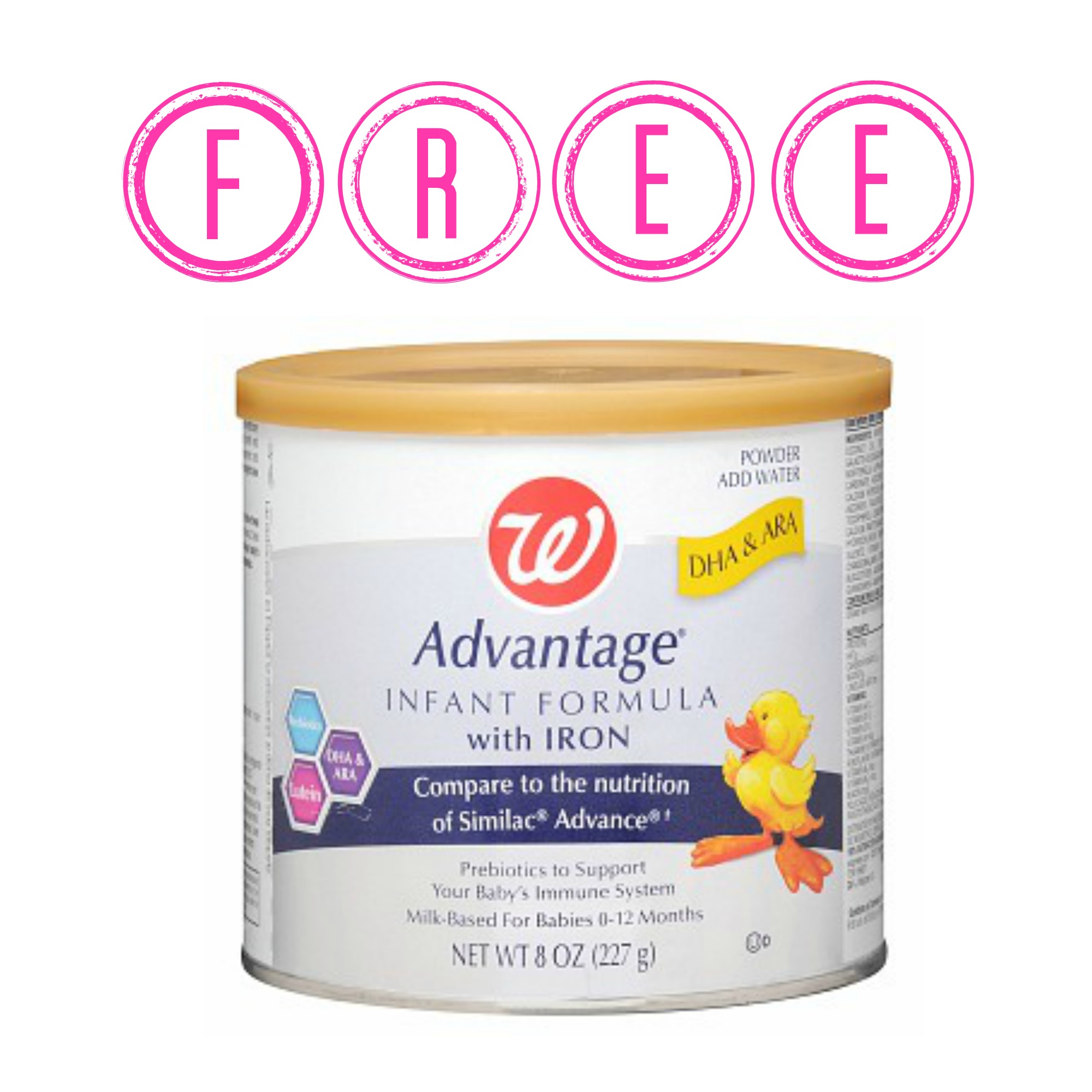 FREE Infant Formula at Walgreens!!