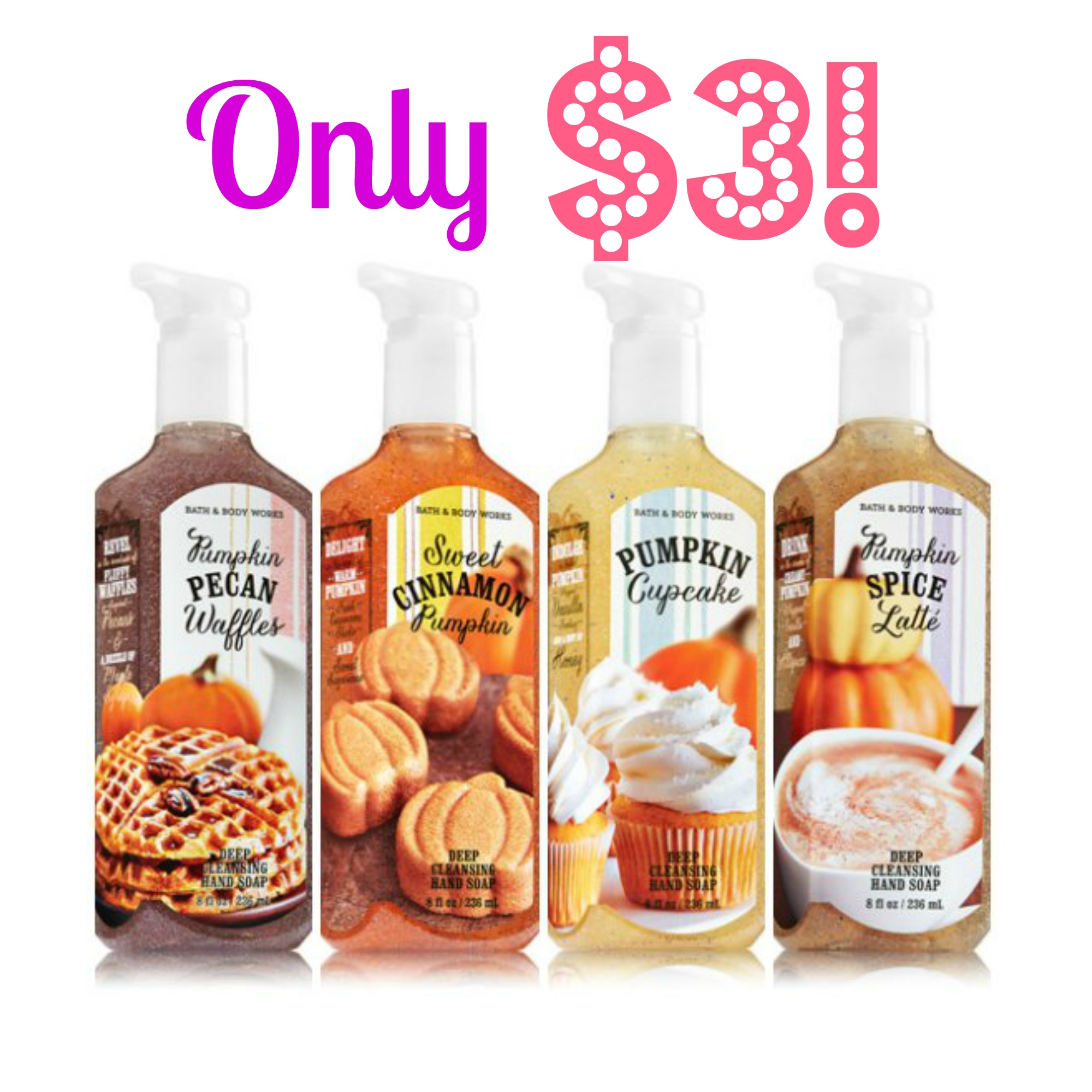 Bath & Body Works Pumpkin Hand Soap Only 3! (Today Only