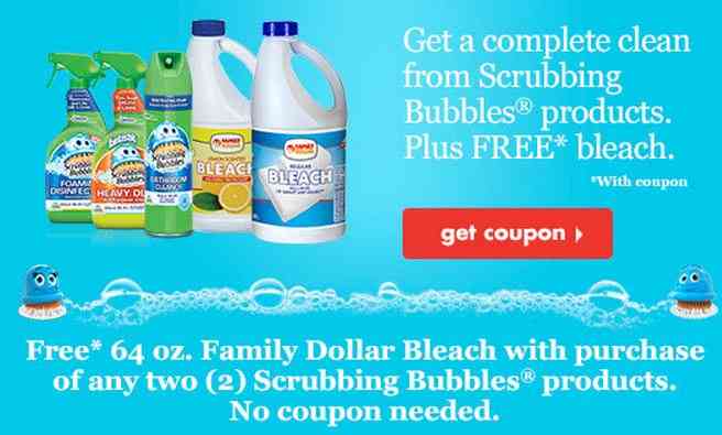 Free Bleach at Family Dollar!