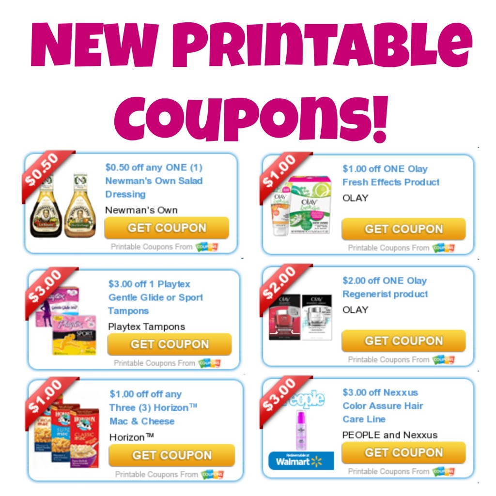 New Printable Coupons Olay, Playtex and More!