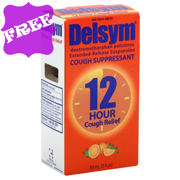 FREE Bottle of Delsym Cough Syrup from Amazon!