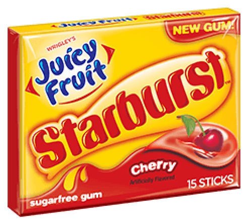 Juicy Fruit Starburst Gum only $0.32 at Walgreen’s!