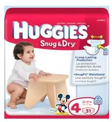 Huggies Snug & Dry Diapers only $0.97 at Walmart