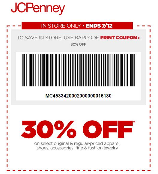 JCPenney coupon