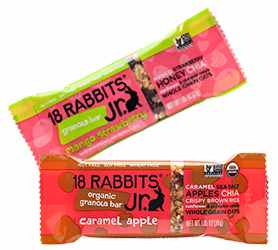 18 Rabbits Free 18 Rabbits Jr Granola Bars - Mojosavings.com