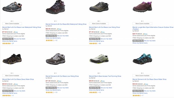40% Off Merrell Shoes Today Only On Amazon! - Mojosavings.com