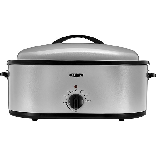 Save Space In The Oven! Get This Bella 18Quart Stainless Steel Turkey