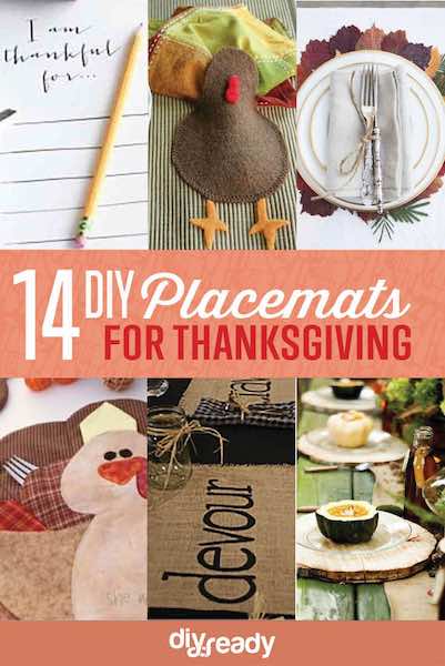 DIY Holiday Decor: 14 Thanksgiving Placemat Ideas!