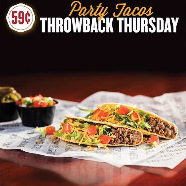 Throwback Thursday! Get $0.59 Tacos At Taco Bueno!