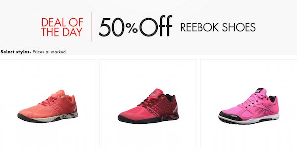 Amazon: 50% Off Reebok Shoes! Prices Starting At $32.99! - Mojosavings.com