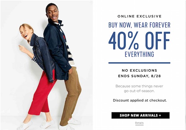 Get 40% Off Everything At Old Navy! Tanks From $6! Infant Bodysuits 3 ...