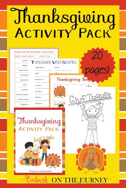 No More Bordem: FREE Thanksgiving Activity Pack For Kids! - Mojosavings.com