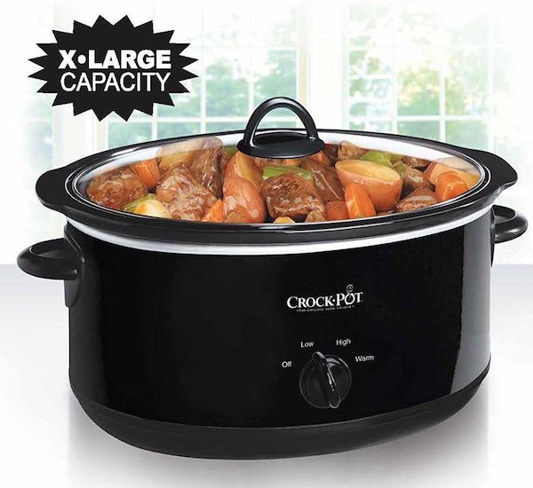 Amazon 8 Quart Crock Pot Oval Manual Slow Cooker Only 2799 1621