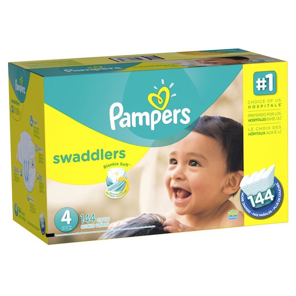 Amazon Pampers Swaddlers Diapers Size 4 Only 0.11 Each!