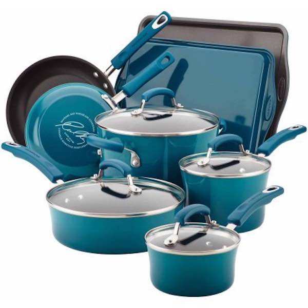 HOT! 12Piece Rachael Ray Cookware Sets On Clearance For 30.00 At