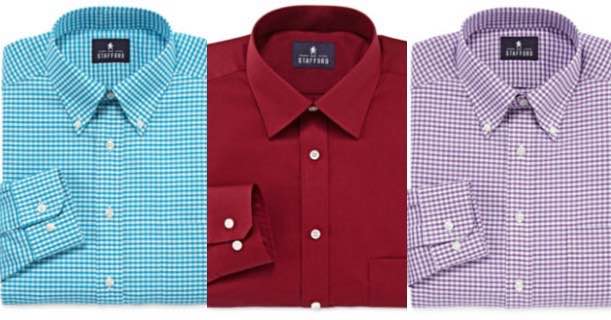 HOT! Stafford Men's Long Sleeve Dress Shirts Just $6.51/Each At ...