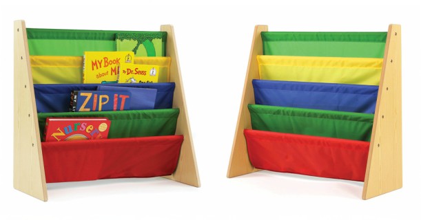 Amazon: Kids Book Rack Storage Sling Bookshelf Just $18.75 ...